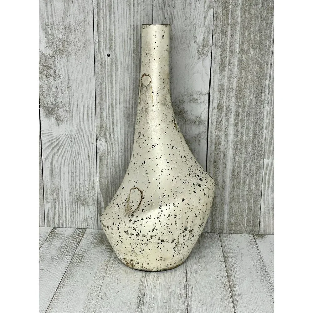 Funky Birch Wood Glass Bud Vases Set of 2